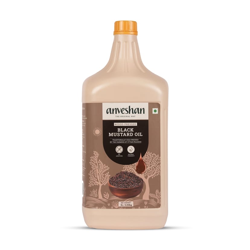 Wood-Pressed Black Mustard Oil